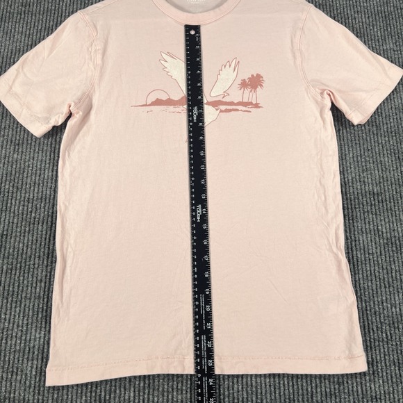 American Eagle Mens Shirt Small Pink Short Sleeve Super Soft Standard Fit - Picture 8 of 13